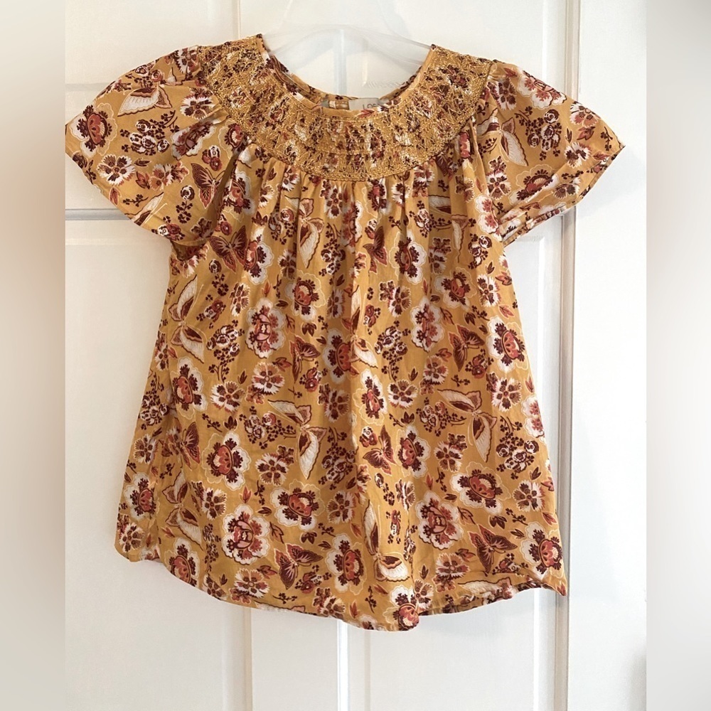 Loft Smocked shirt size XS EUC